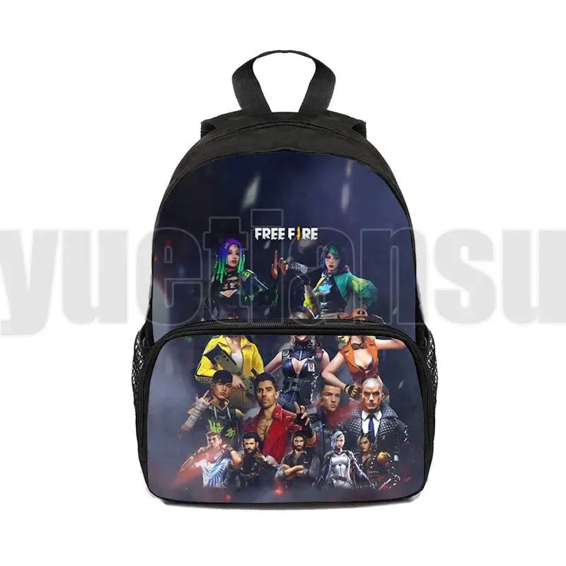 Game Free Fire Garena Backpack Boys Girls School Bag Children Anime Storage Box Kids School Gift Unisex  12/16 inch Travel Bags