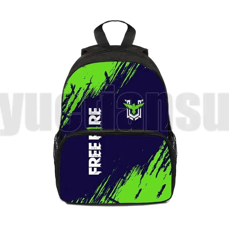 Game Free Fire Garena Backpack Boys Girls School Bag Children Anime Storage Box Kids School Gift Unisex  12/16 inch Travel Bags