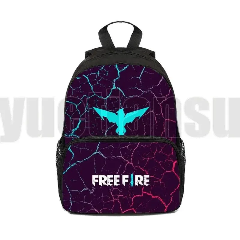 Game Free Fire Garena Backpack Boys Girls School Bag Children Anime Storage Box Kids School Gift Unisex  12/16 inch Travel Bags
