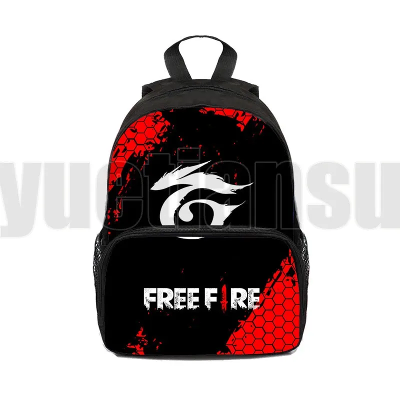 Game Free Fire Garena Backpack Boys Girls School Bag Children Anime Storage Box Kids School Gift Unisex  12/16 inch Travel Bags