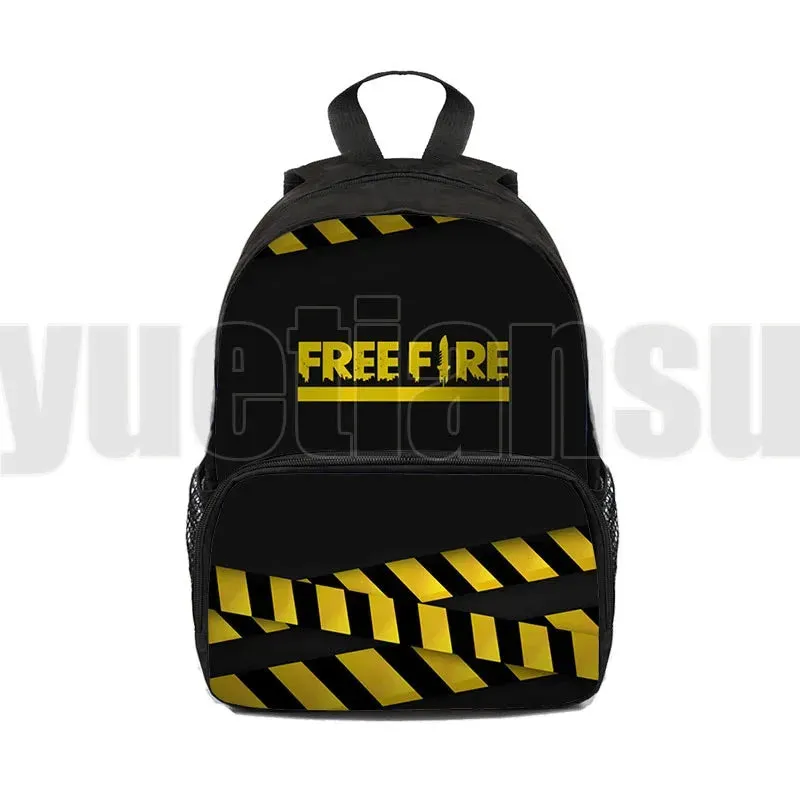 Game Free Fire Garena Backpack Boys Girls School Bag Children Anime Storage Box Kids School Gift Unisex  12/16 inch Travel Bags
