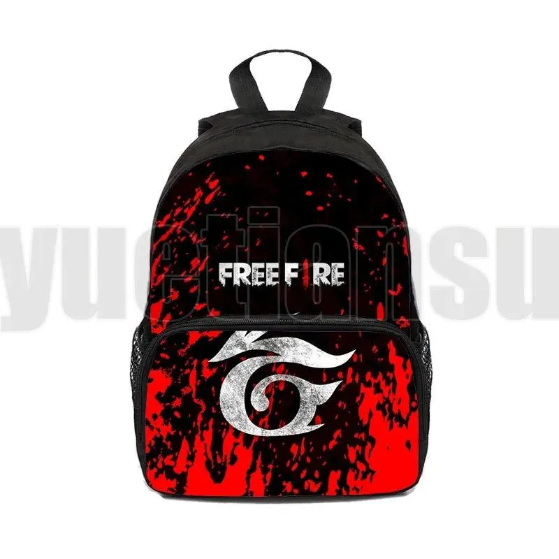 Game Free Fire Garena Backpack Boys Girls School Bag Children Anime Storage Box Kids School Gift Unisex  12/16 inch Travel Bags