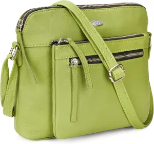 Genuine Leather Crossbody Bags for Women, Premium Handmade Leather Purses - Shoulder Handbags, Adjustable Strap