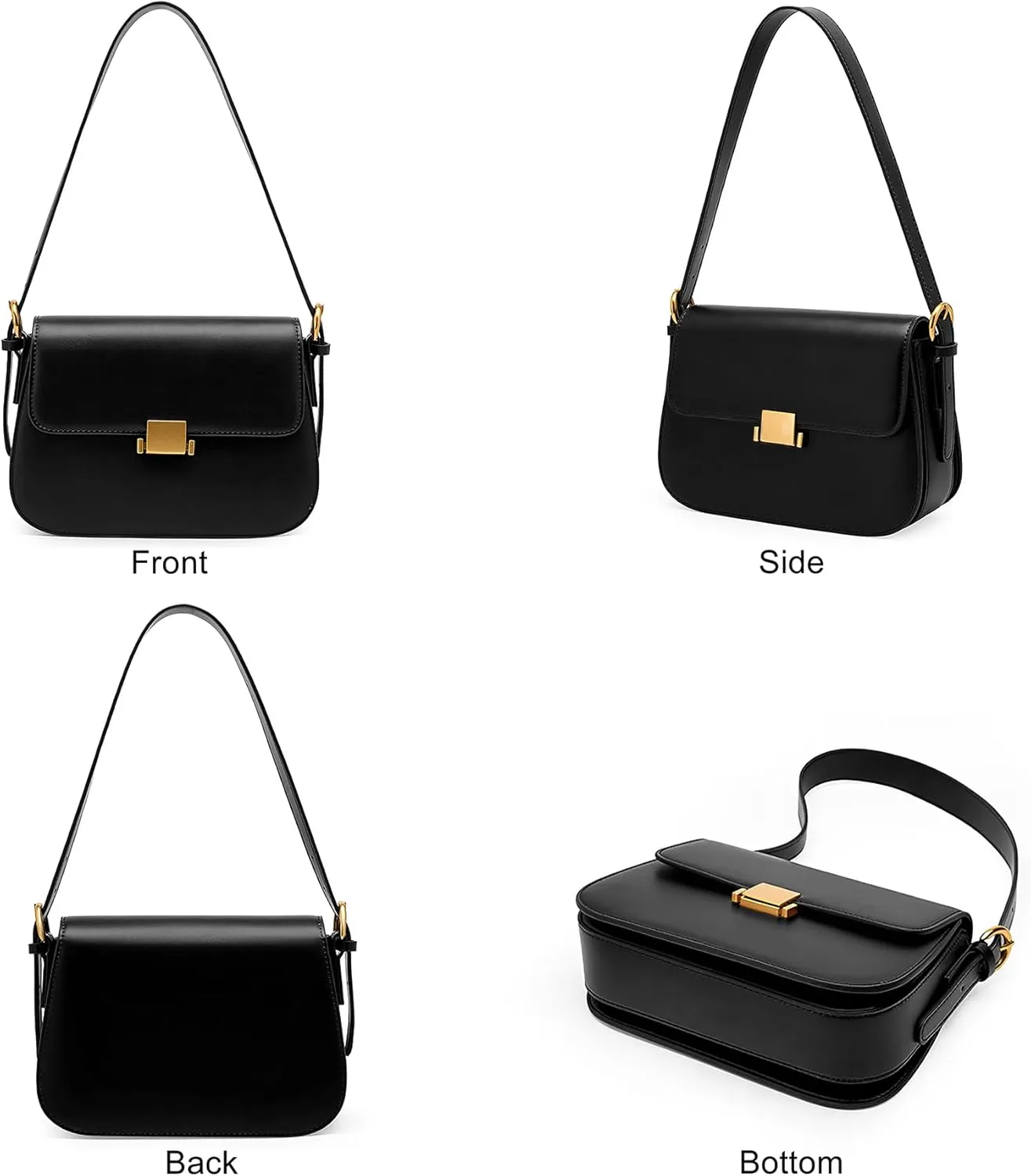 Genuine Leather Shoulder Bag for Women Crossbody Bags Women's Small Handbags Leather Purses