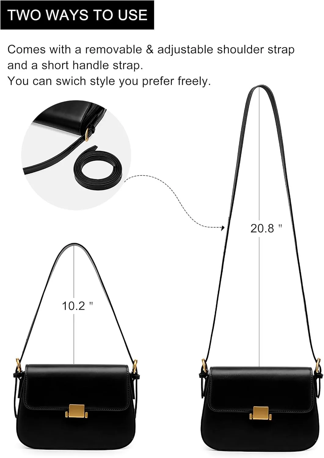 Genuine Leather Shoulder Bag for Women Crossbody Bags Women's Small Handbags Leather Purses