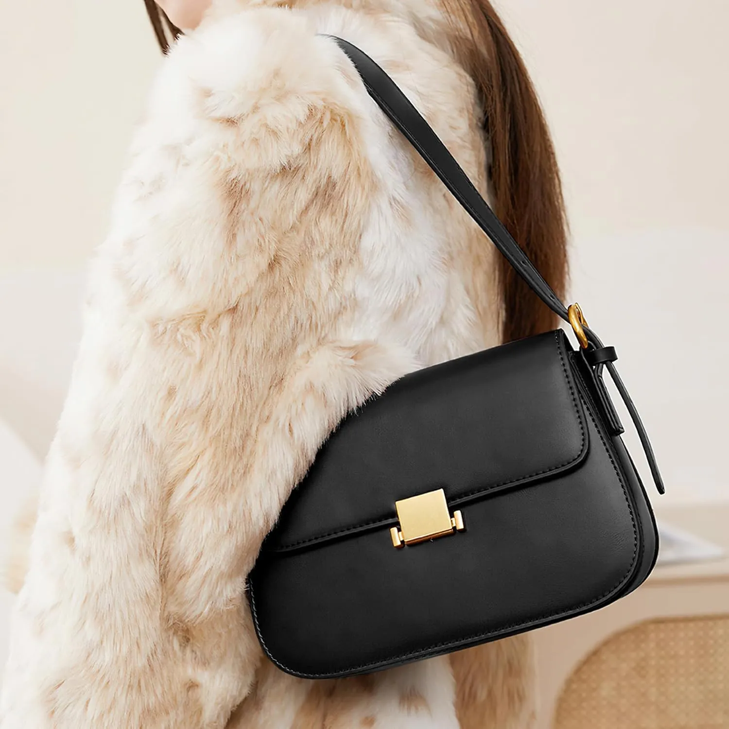 Genuine Leather Shoulder Bag for Women Crossbody Bags Women's Small Handbags Leather Purses