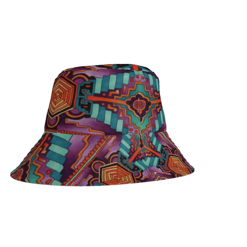 Geometric All-Over Print Bucket Hat