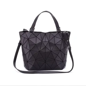 Geometric Rhombic Bucket Bag