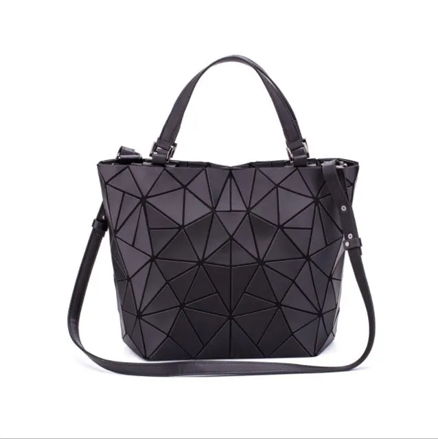 Geometric Rhombic Bucket Bag