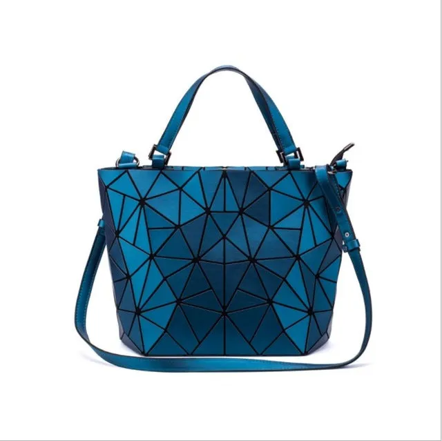 Geometric Rhombic Bucket Bag