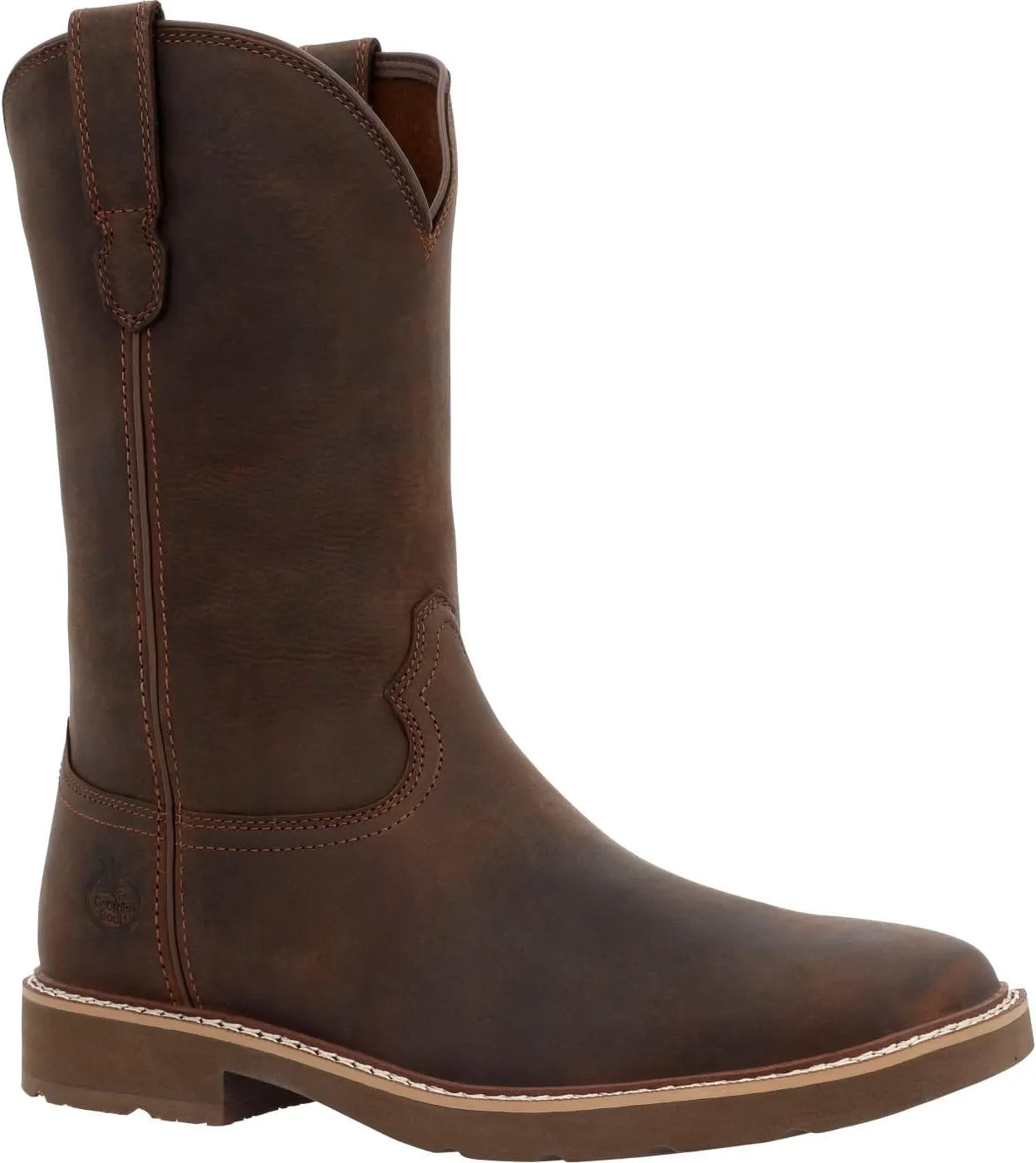 Georgia Boot Core 37 Western 11" Pull On, Brown, Size 9(W)