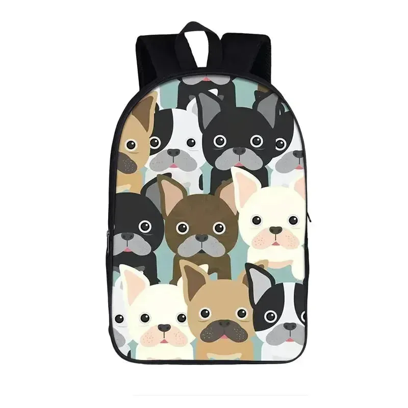 German Shepherd / Pit / Staffordshire Bull Terrier / Rottweiler Backpack for Teenager Children School Bags Boy Dog Book Bag