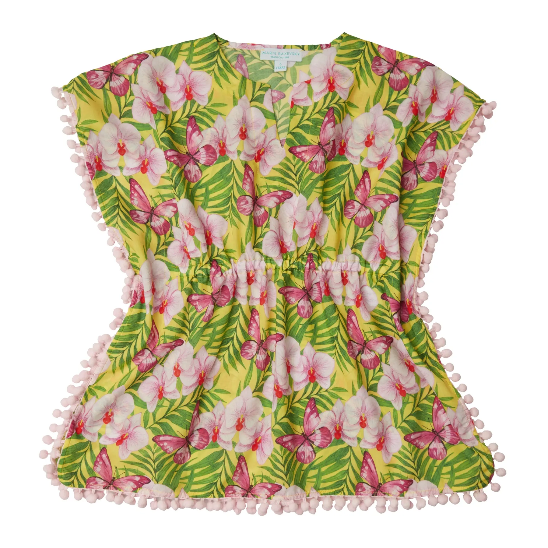 GIRL'S KAFTAN ORCHIDS