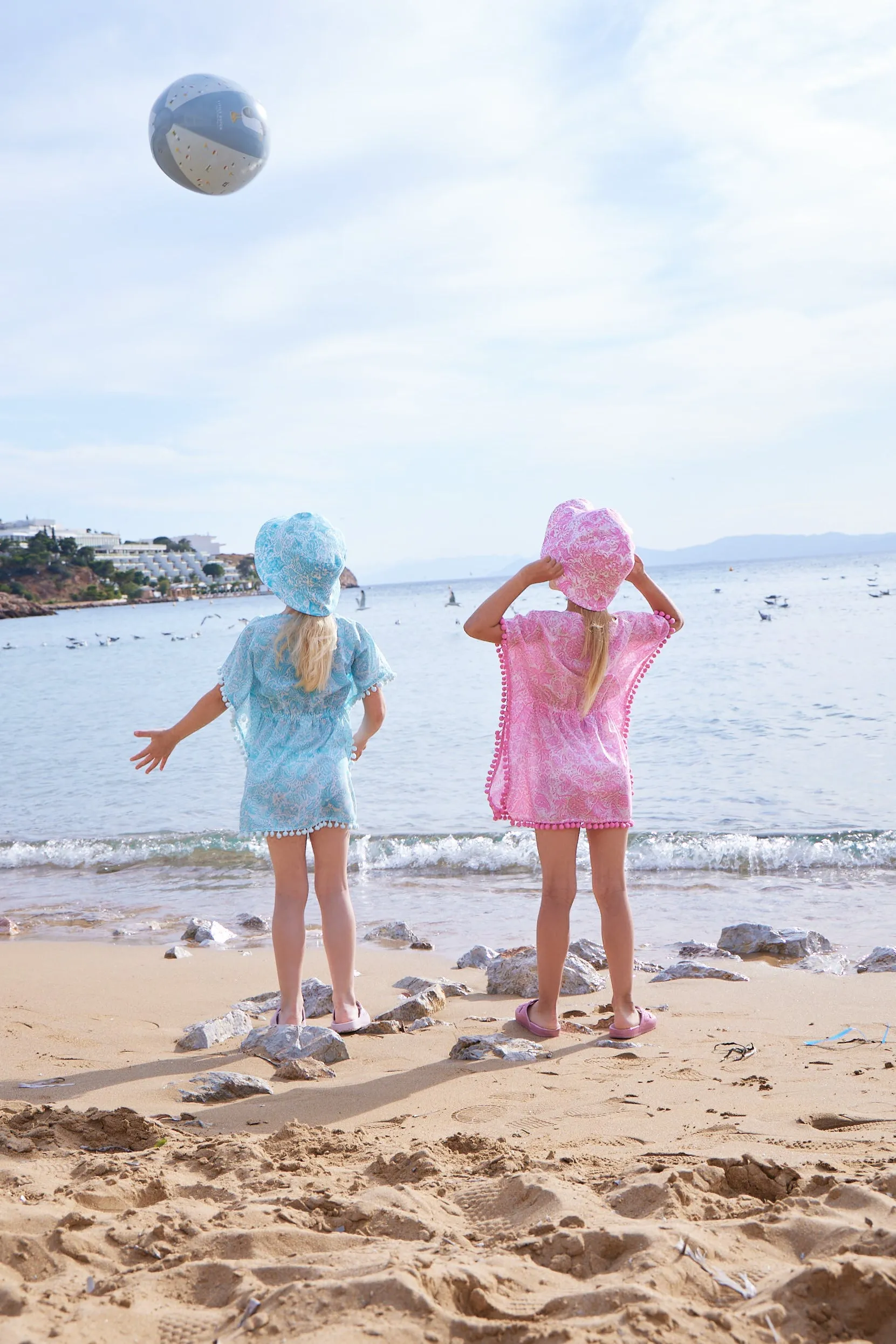 GIRL'S KAFTAN PAISLEY PINK