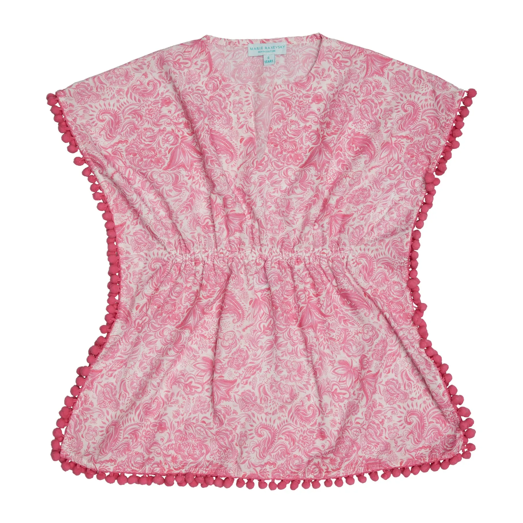 GIRL'S KAFTAN PAISLEY PINK
