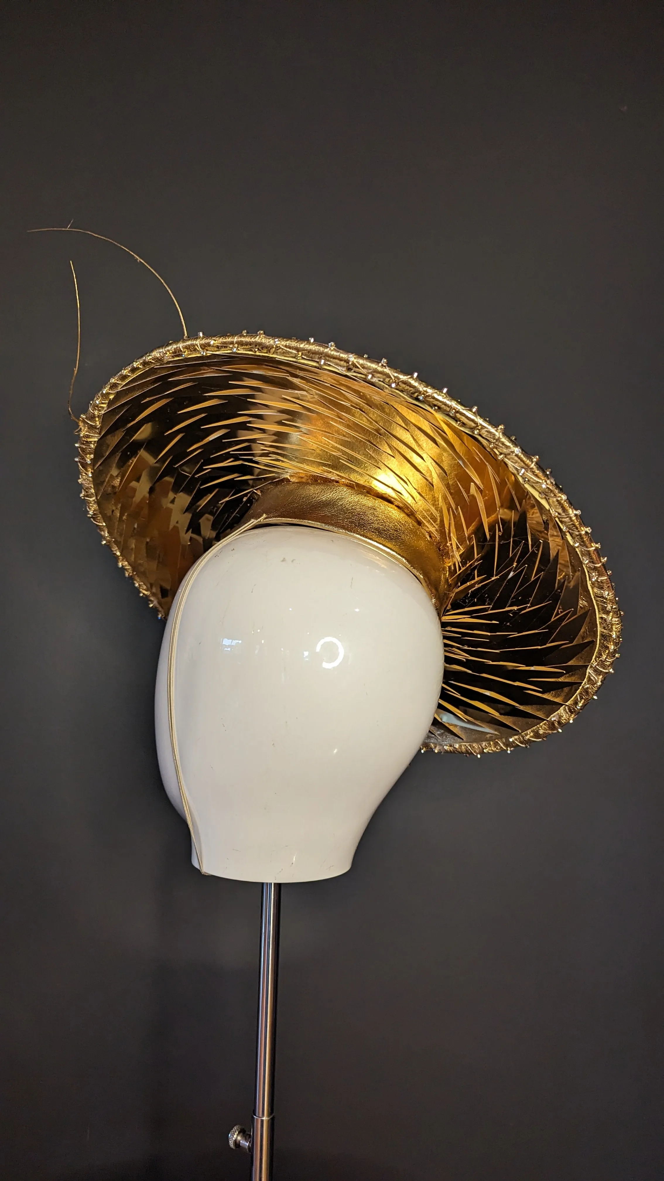 Golden Sparkle Disc Brim