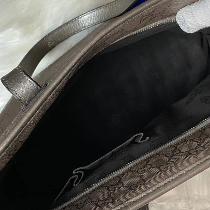 Gucci Abbey Beige GG Canvas Shoulder Bag