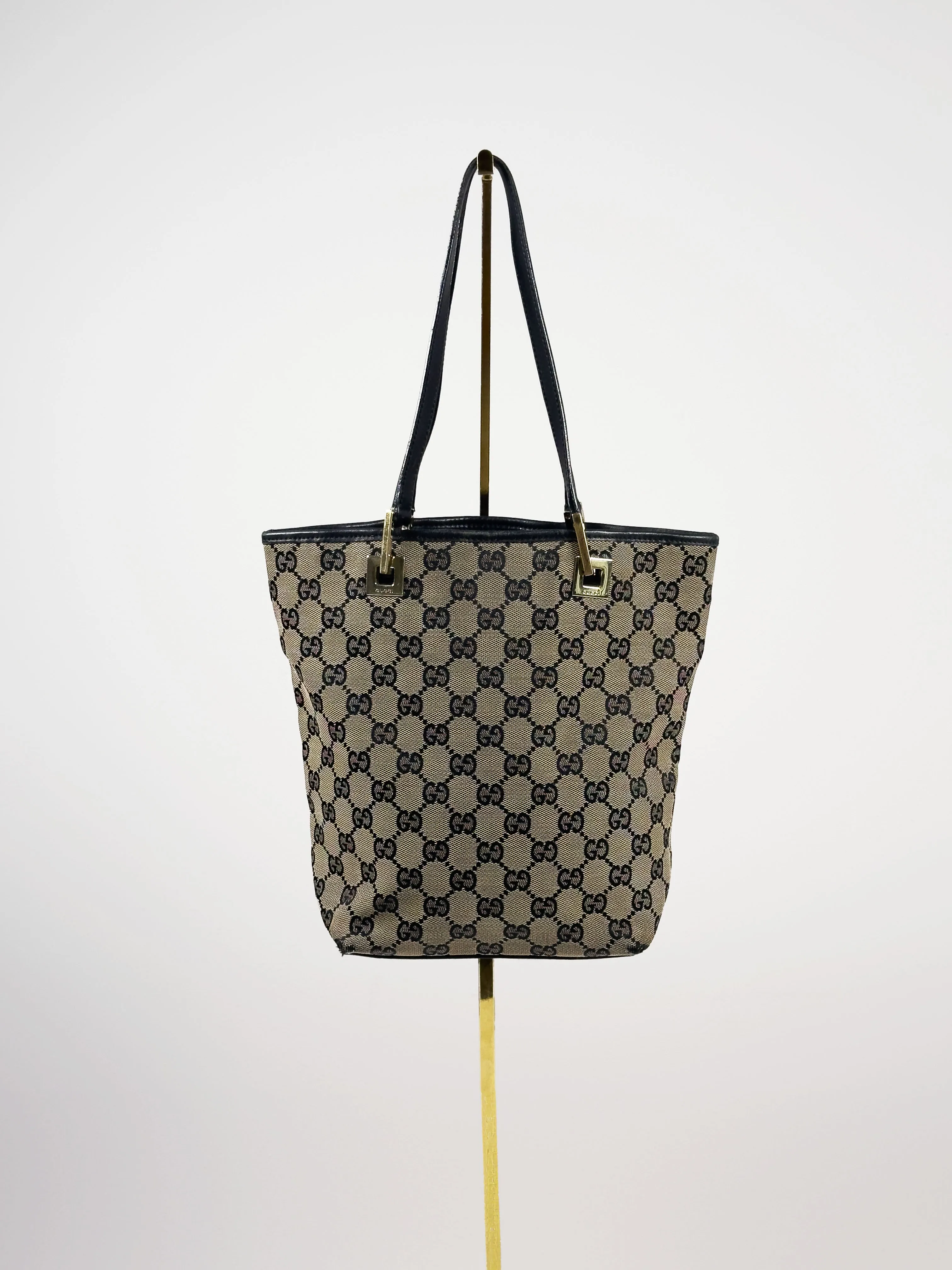 GUCCI black monogram tote