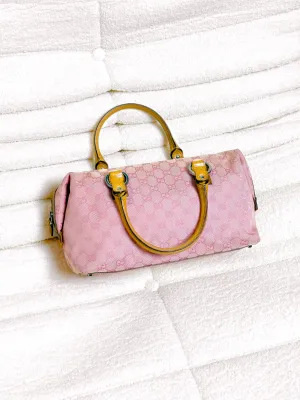GUCCI pink Boston bag