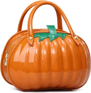 Halloween Pumpkin Shoulder Bag Halloween Purse for Women Novelty Pumpkin Tote Purse Bag