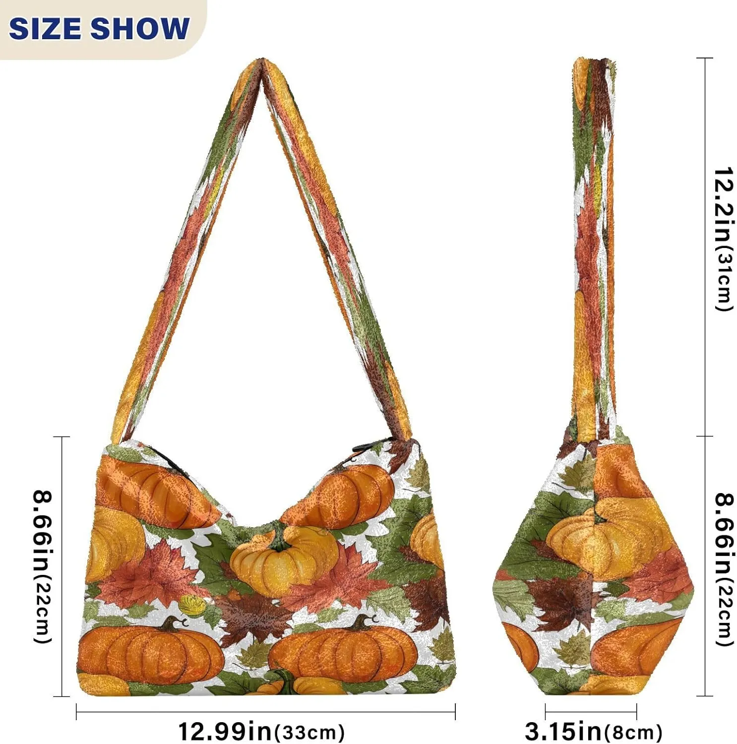 Halloween with Pumpkins on the Purple Womens Shoulder Bags, Womans Handbags, Purses for Women Shoulder Bag