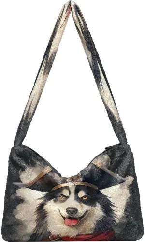 Halloween with Pumpkins on the Purple Womens Shoulder Bags, Womans Handbags, Purses for Women Shoulder Bag