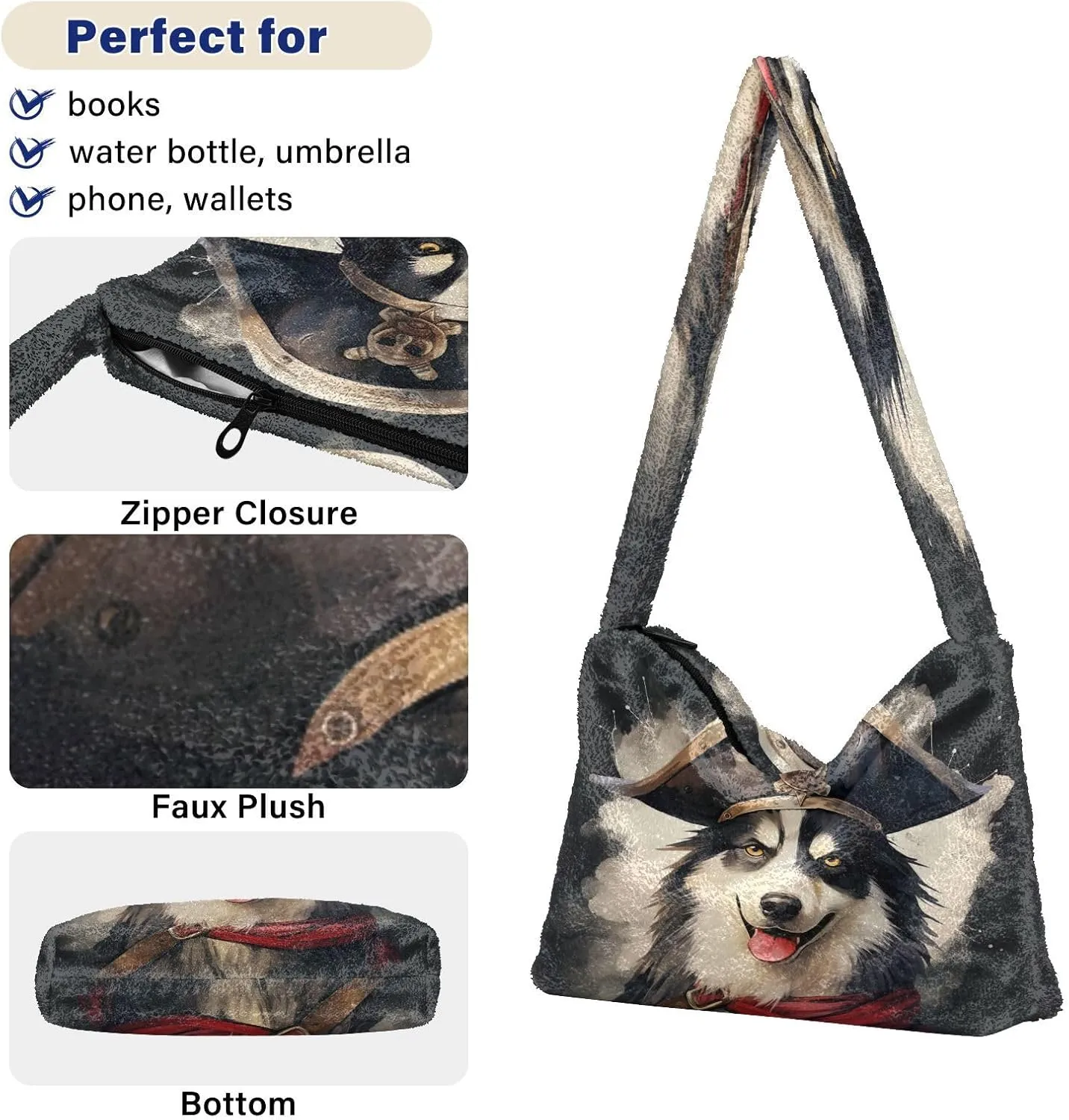 Halloween with Pumpkins on the Purple Womens Shoulder Bags, Womans Handbags, Purses for Women Shoulder Bag