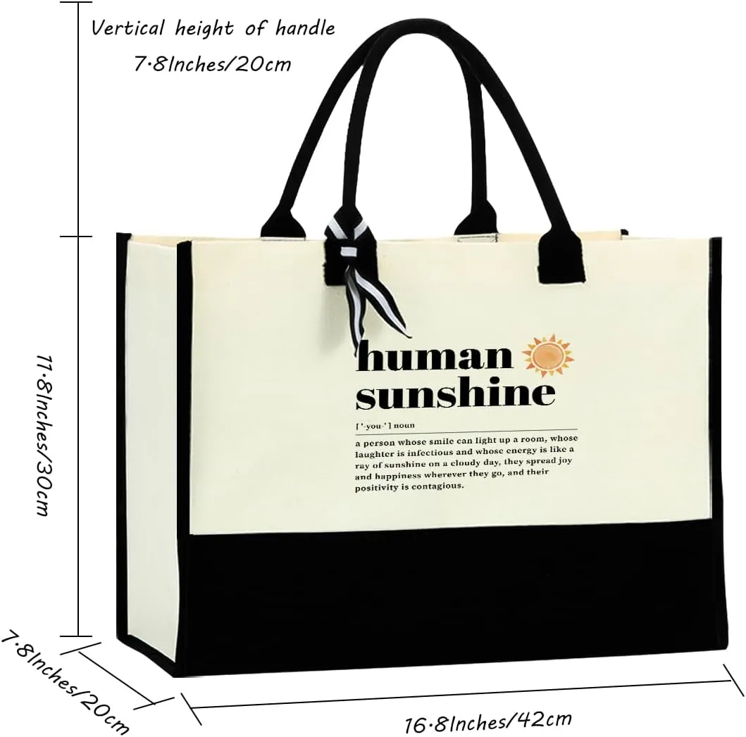 Hanamiya Na Chaos Coordinator Work Bestie Waterproof Large Tote Bag Soul Sister Sunshine Religious Teacher Appreciation Gifts