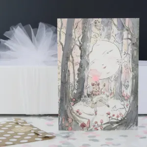 Hand Finished Fenella Fawn Greetings Card