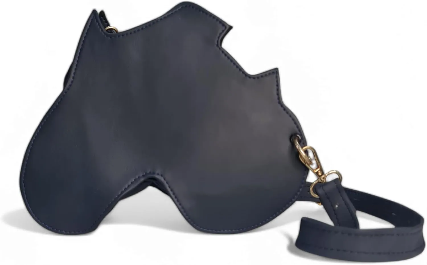 Handmade Africa-Shaped Leather Cross Bag With Zipper | Shoulder Bag with Kente Print, Unisex Bag