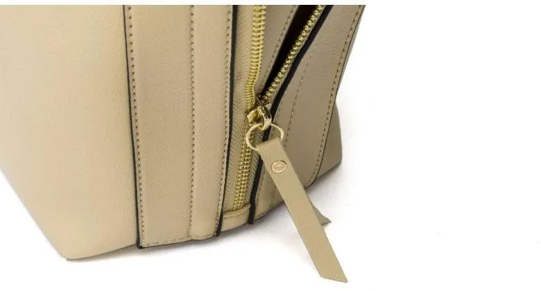 High Quality PU Leather Fashion Elegant Fringe Handbag - Red