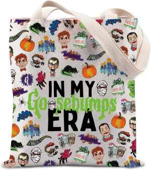 Horror Mask Gift for Mystery Books Lover - Halloween Party Terror Tote Bag