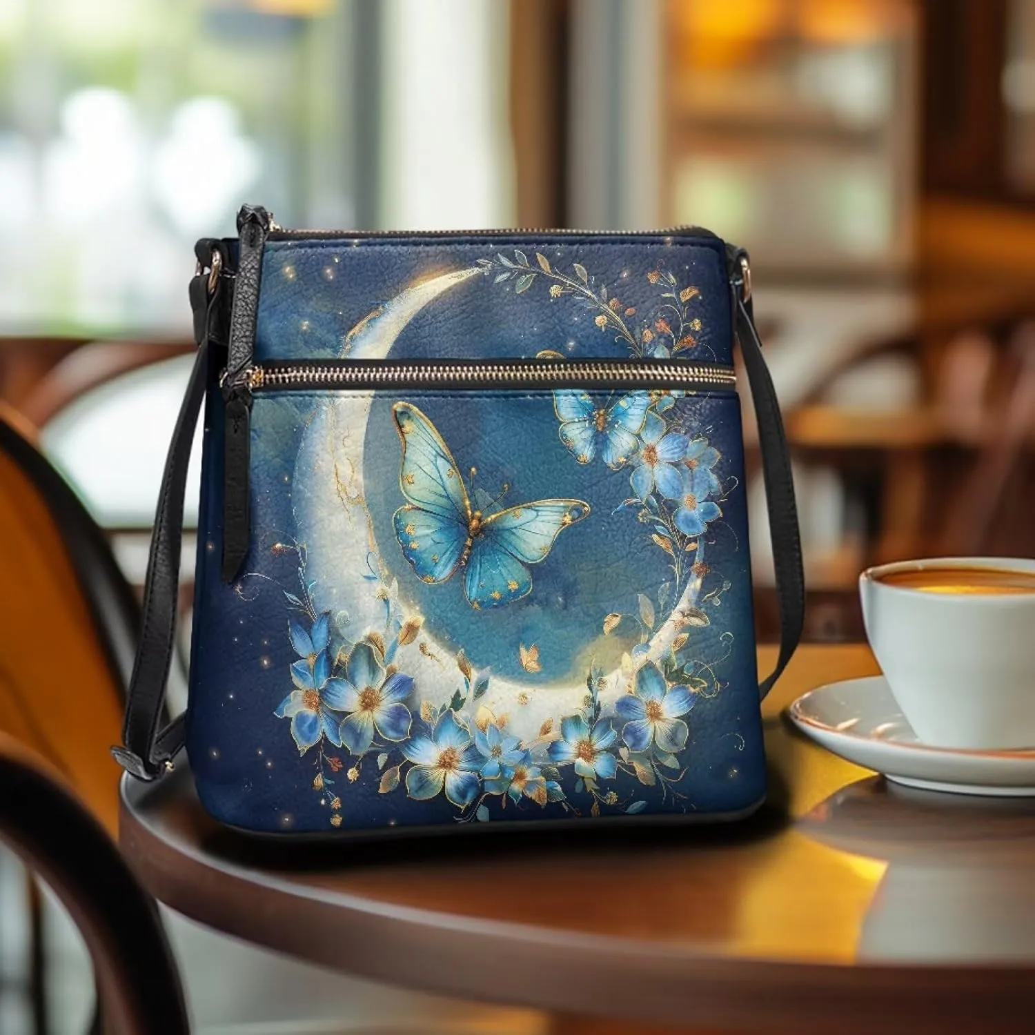 HUGS IDEA Women's Shoulder Handbags Crossbody Purse Large Size Sling Bags Leather Tote Hand Bags