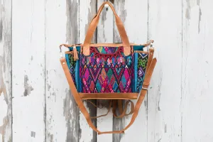 Huipil CDB back pack small Turquoise