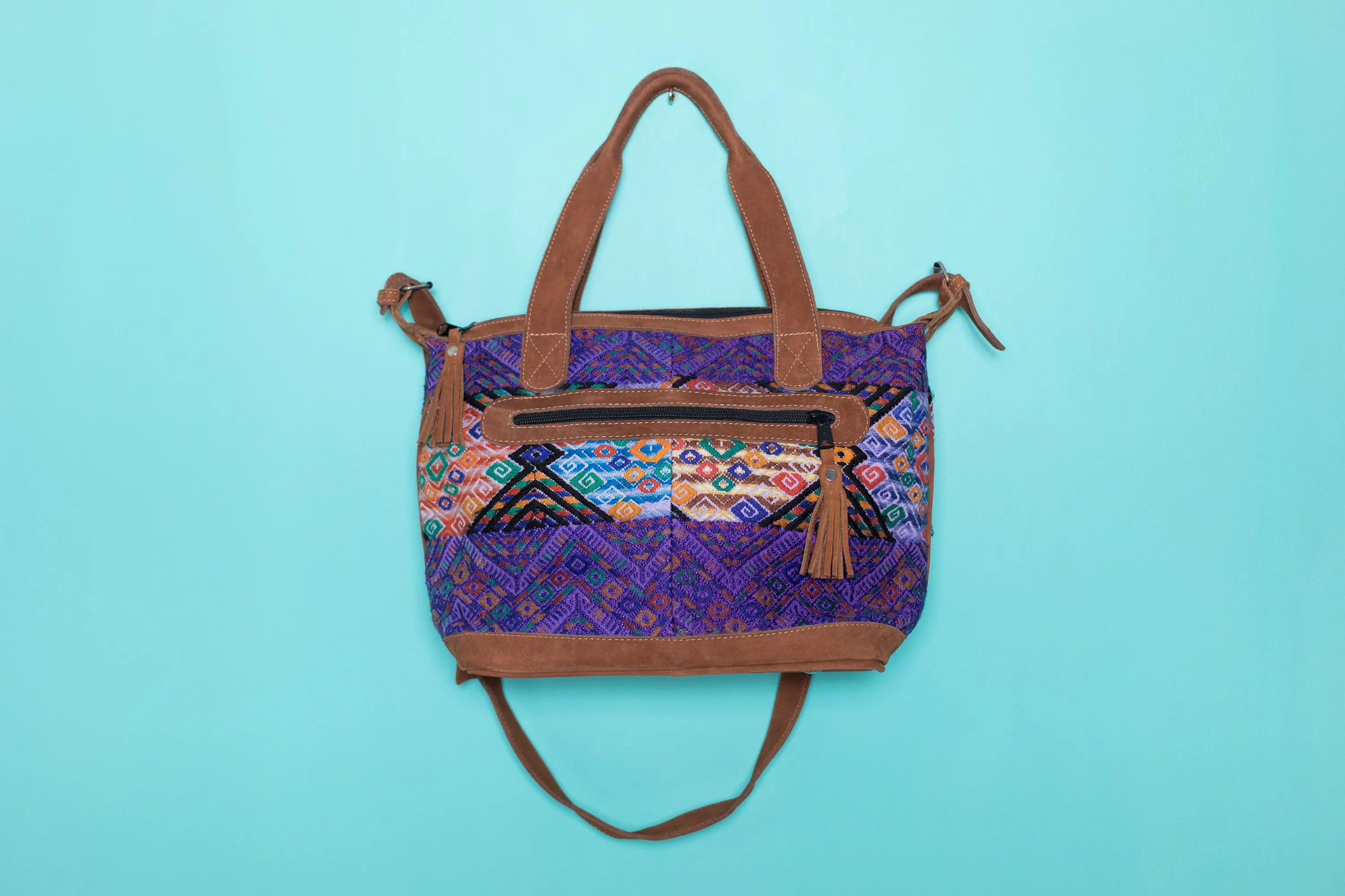 Huipil Day Bag Tote Purse Diaper Bag Cross Body (medium) #030