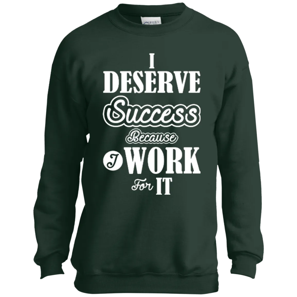 I DESERVE SUCCESS CH LS SHIRTS