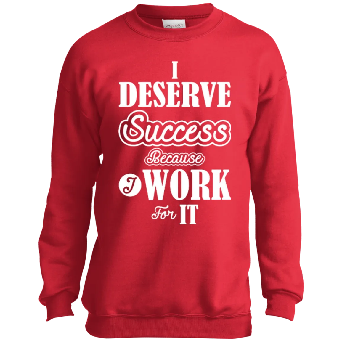 I DESERVE SUCCESS CH LS SHIRTS