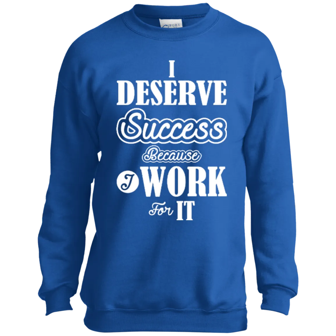 I DESERVE SUCCESS CH LS SHIRTS