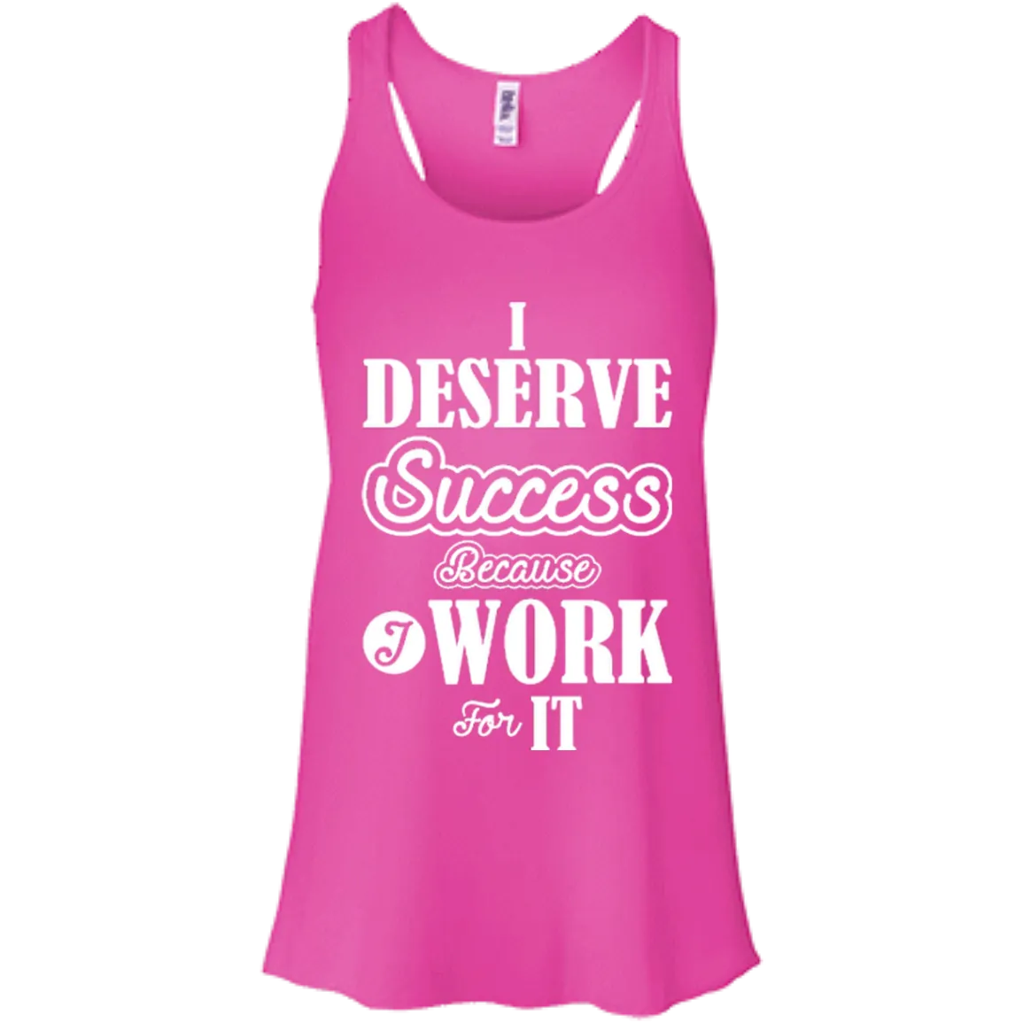 I DESERVE SUCCESS SLEEVELESS & COLORFUL