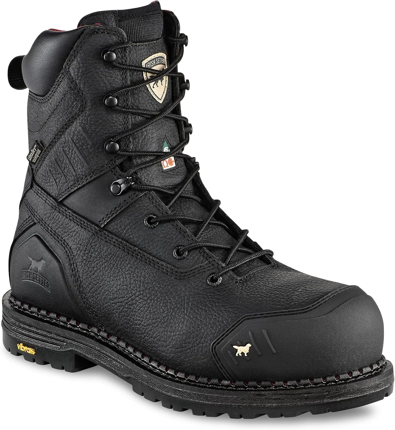 Irish Setter, Edgerton XD, Men’s, 8", Waterproof, Insulated 200g, Non-Metallic Safety Toe (CSA), Work Boot