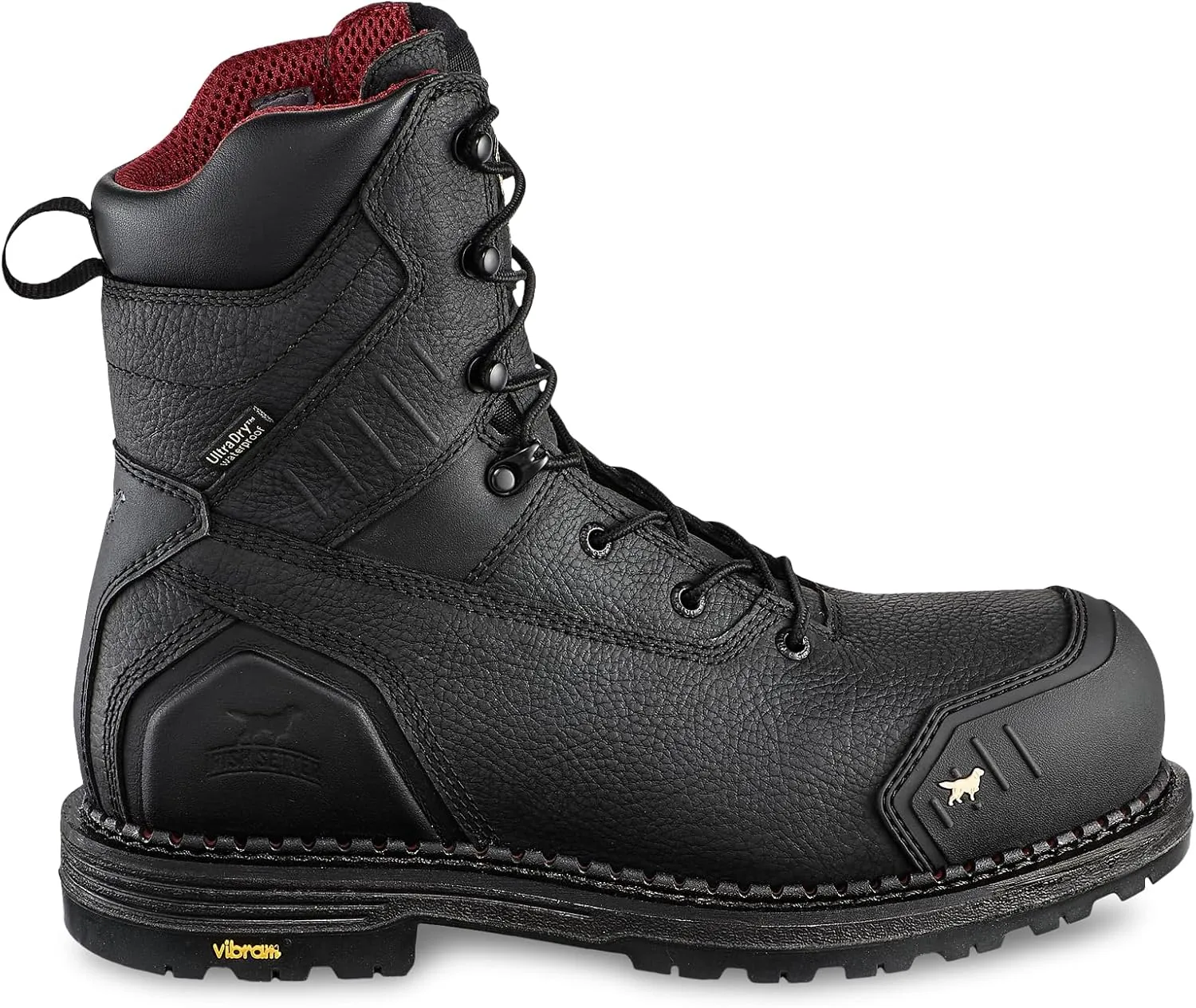 Irish Setter, Edgerton XD, Men’s, 8", Waterproof, Insulated 200g, Non-Metallic Safety Toe (CSA), Work Boot