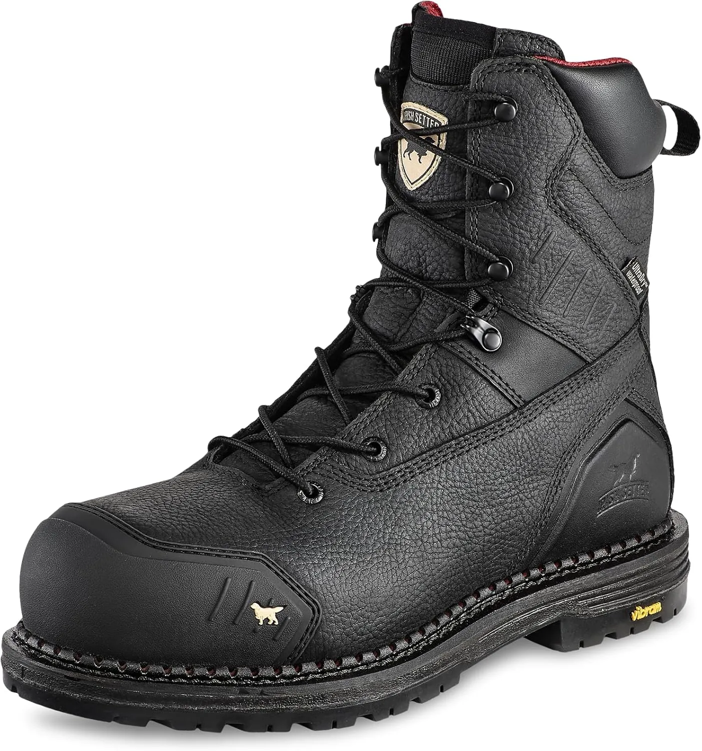 Irish Setter, Edgerton XD, Men’s, 8", Waterproof, Insulated 200g, Non-Metallic Safety Toe (CSA), Work Boot