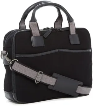 Jack Georges Canvas Zippered Briefcase #CV230