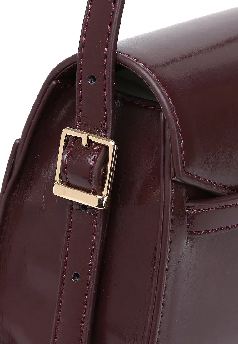 Jamie Multi-wear Shoulder Bag (Maroon)