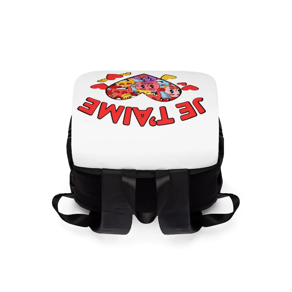 JE T'AIME Unisex Casual Shoulder Backpack