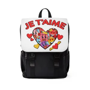 JE T'AIME Unisex Casual Shoulder Backpack