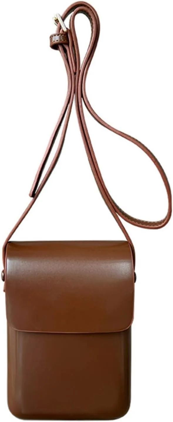 JOLLQUE Mini Cell Phone Purse, Small Crossbody Bag for Women, Lightweight PU Leather Case Cute Purses