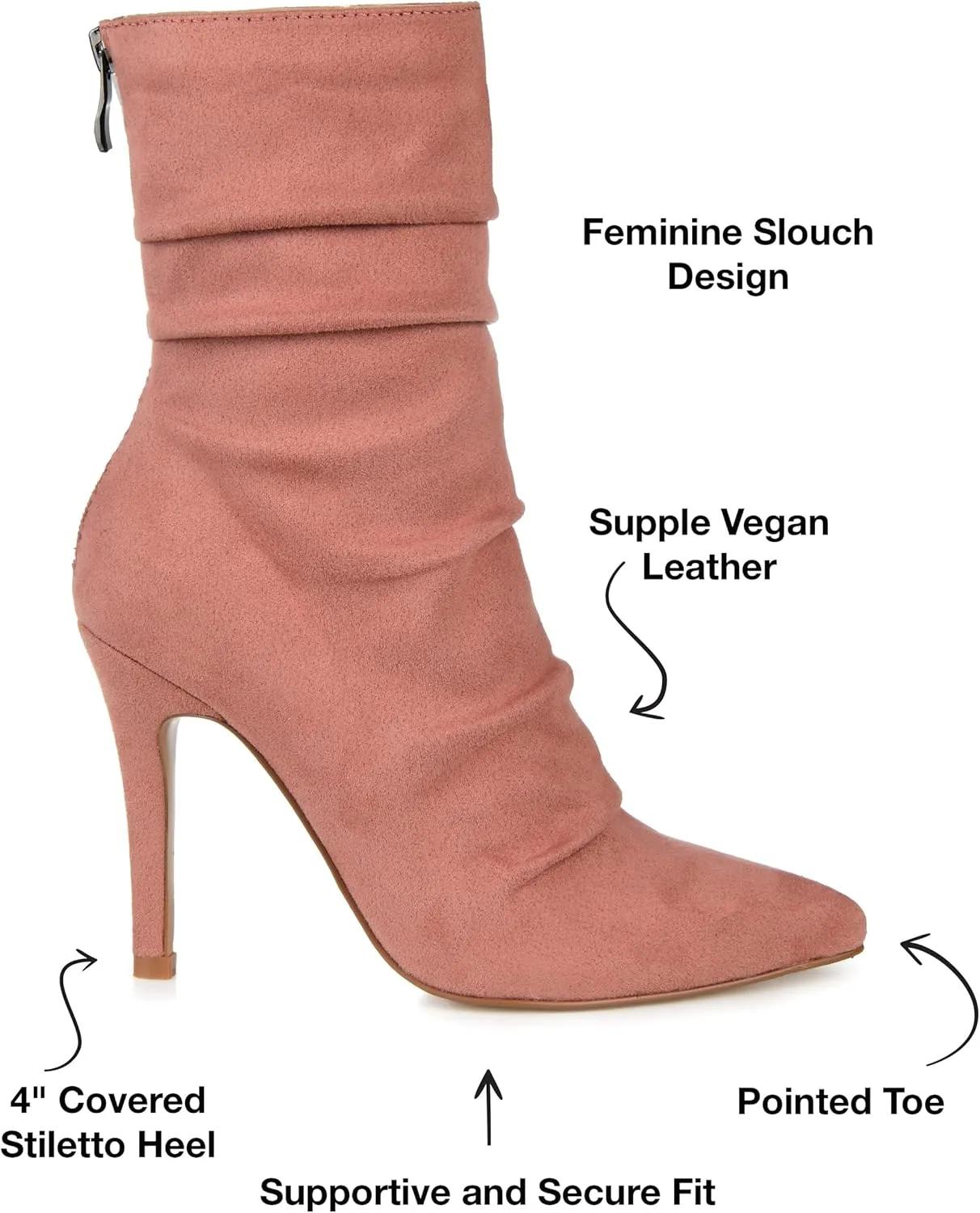 Journee Collection Women's Ankle Boots and Booties