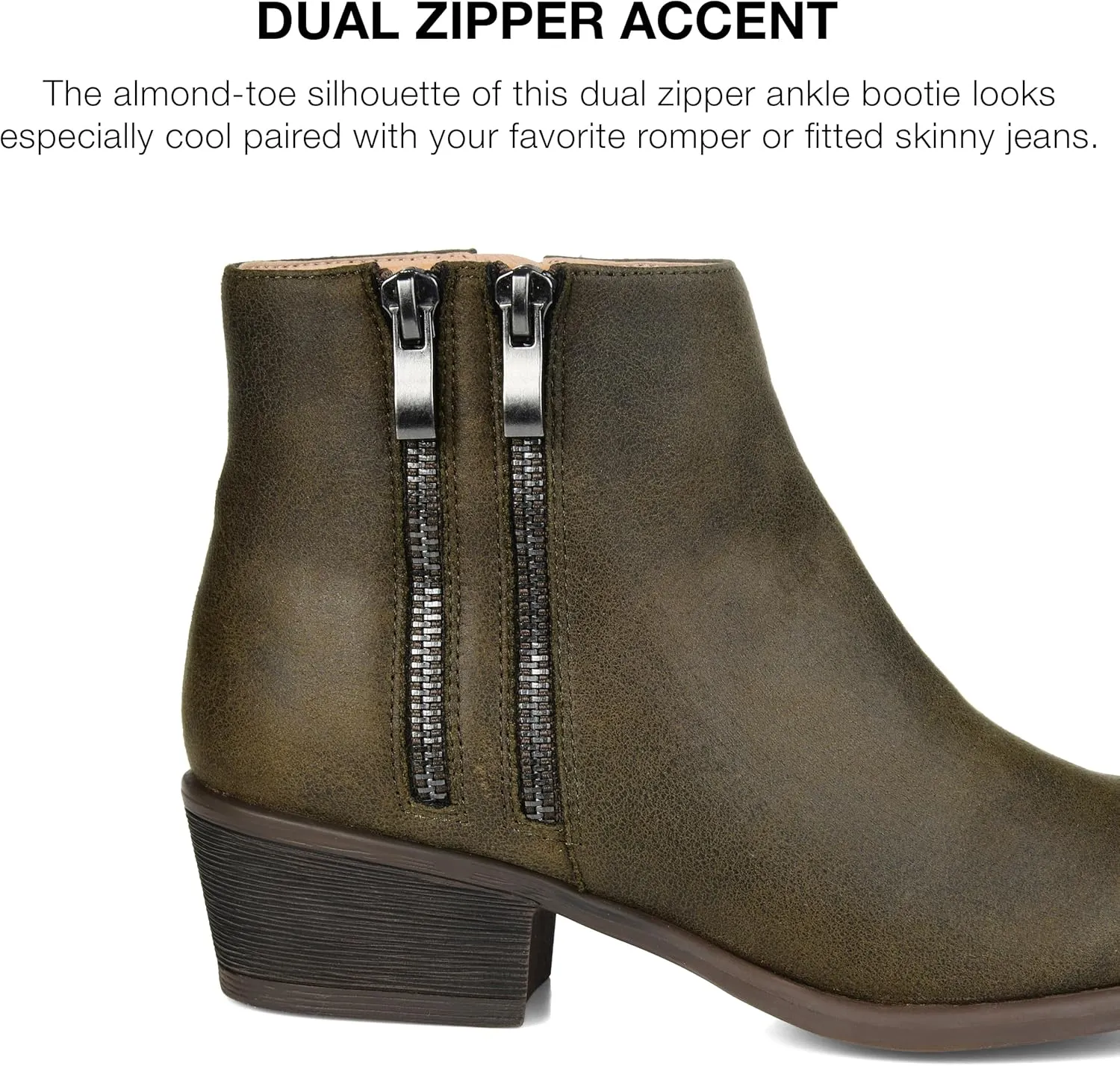 Journee Collection Women's Ankle Boots and Booties