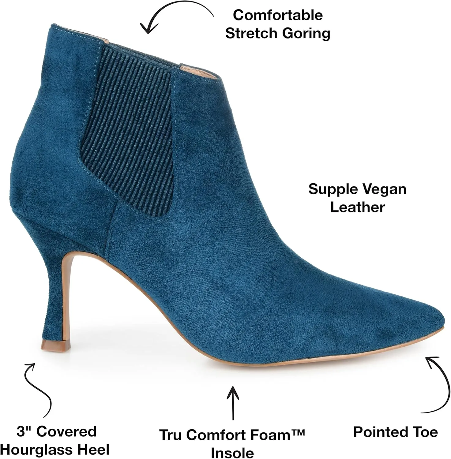 Journee Collection Women's Elitta Ankle Boot